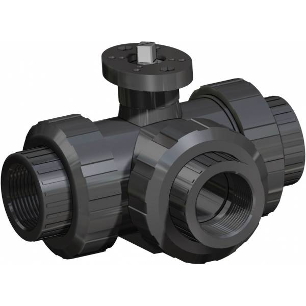 Vanne à boisseau sphérique en PVC, Item 635-636-637-638