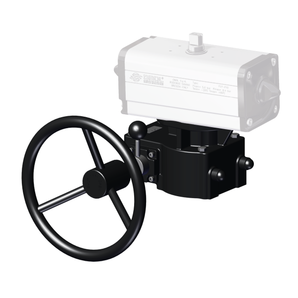 Reducteur debrayable en fonte avec volant