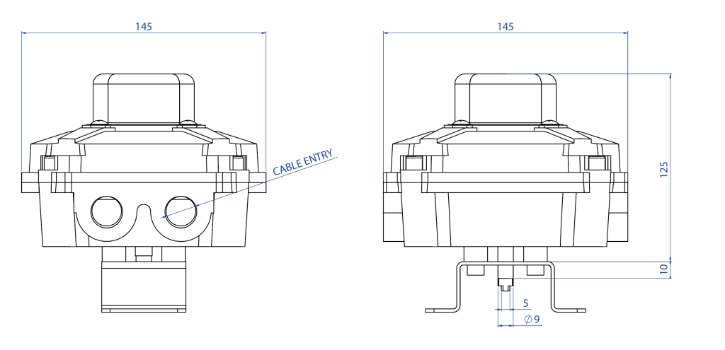 KS2L ATEX en aluminium avec indicateur visuel